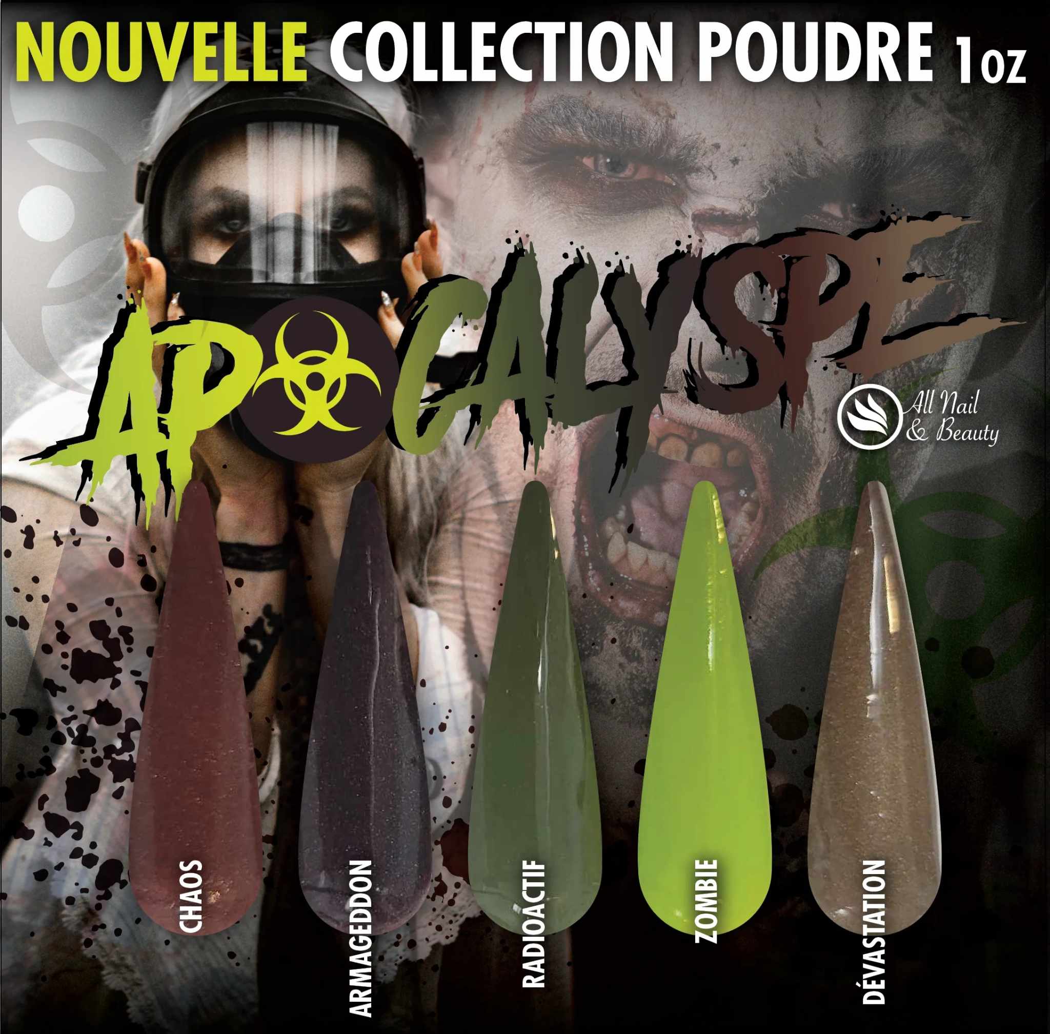 Collection resine poudre apocalypse