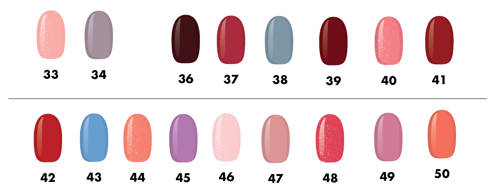 Poudre de couleurs variées All Nail and Beauty – Image 4
