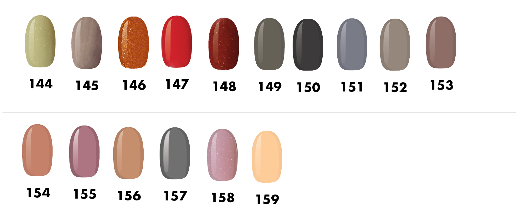 Poudre de couleurs variées All Nail and Beauty – Image 10