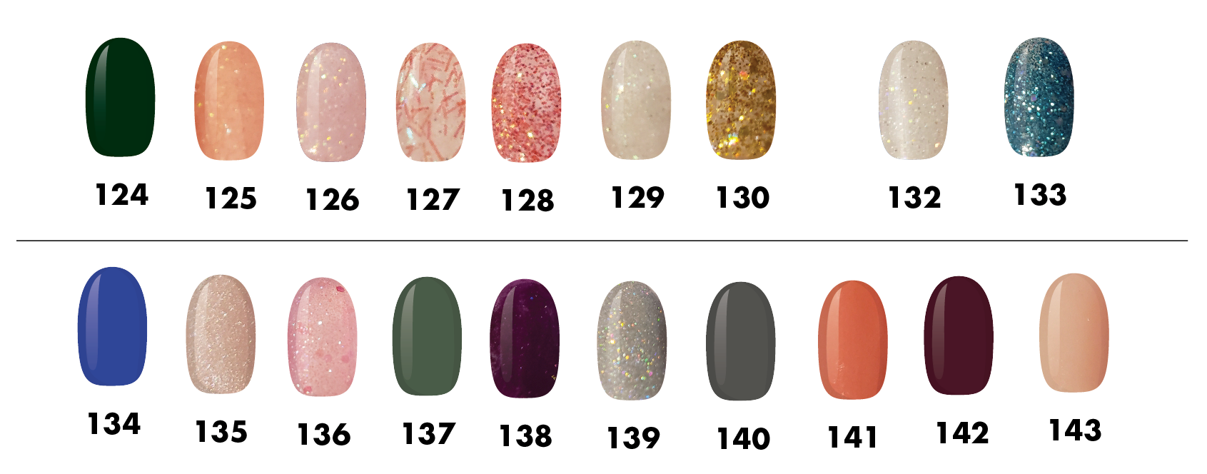 Poudre de couleurs variées All Nail and Beauty – Image 9
