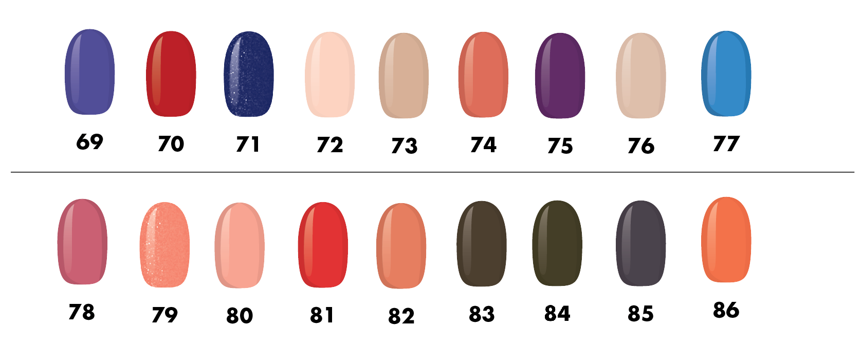 Poudre de couleurs variées All Nail and Beauty – Image 6