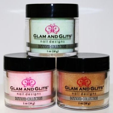 Poudre d'acrylique de couleurs variées Glam and Glits