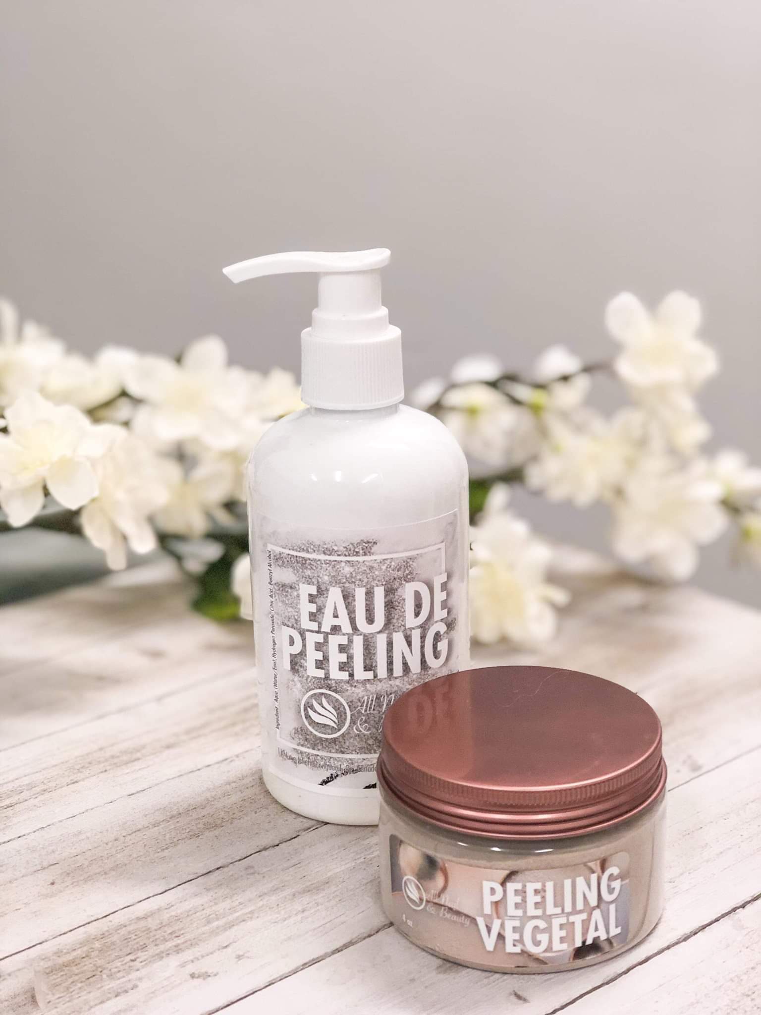 Eau de peeling &peeling végétal Anb