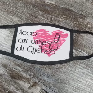 Masque accro aux ongles