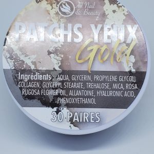 Patch yeux gold