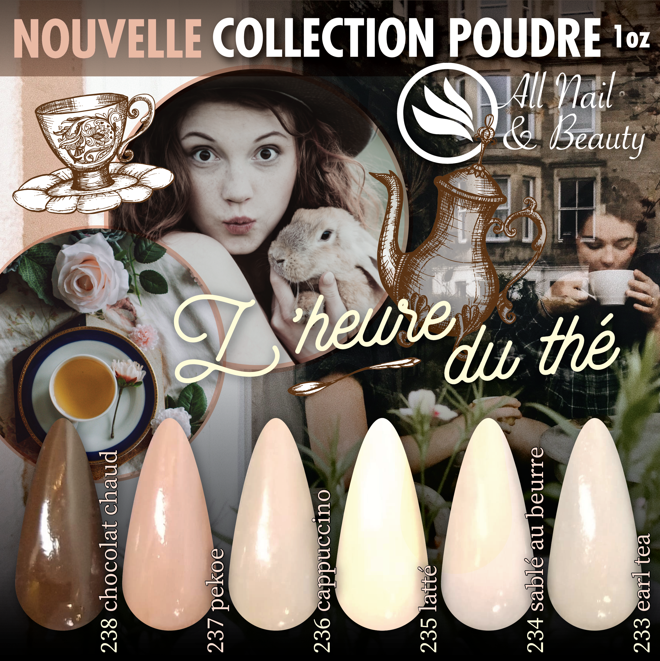 Poudre de couleurs variées All Nail and Beauty – Image 20