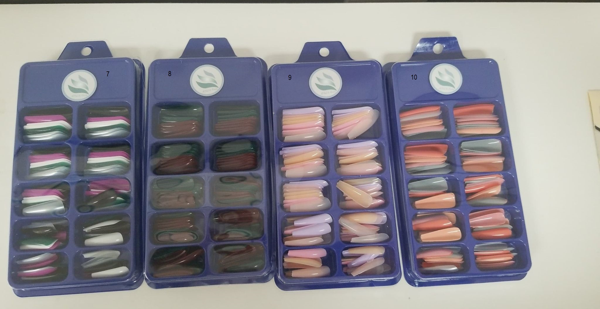 Press on nail kit de couleur variée – Image 4