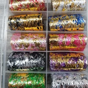 boite papier foil motif asiatique