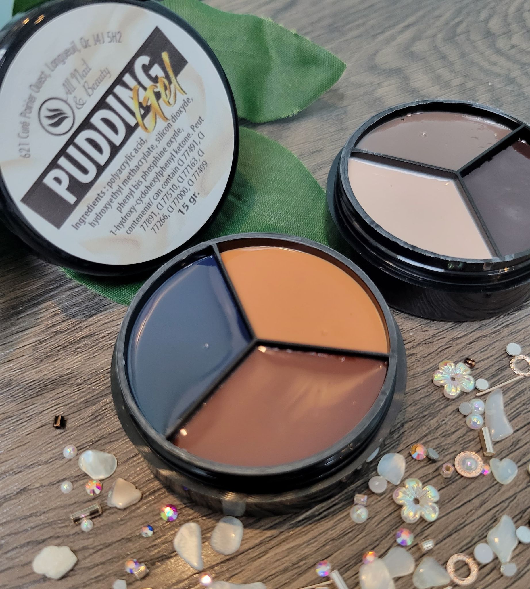 Ensemble gel pudding